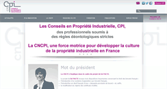 Desktop Screenshot of cncpi.fr