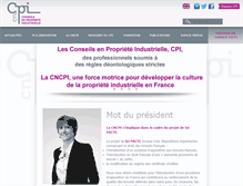 Tablet Screenshot of cncpi.fr